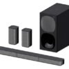 Sony HT-S20R Real 5.1ch Dolby Digital Soundbar for TV with subwoofer and Compact Rear Speakers, 5.1ch Home Theatre System