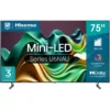 Hisense 75" U6NAU Mini-LED 4K QLED Smart TV