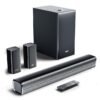 Mivi Fort H350 Soundbar [Just Launched], 5.1 Channel with 3 Built-in Speakers, 2 Satellite Speakers & External Subwoofer.